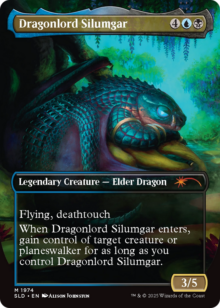 Dragonlord Silumgar // Dragonlord Silumgar - reverse side