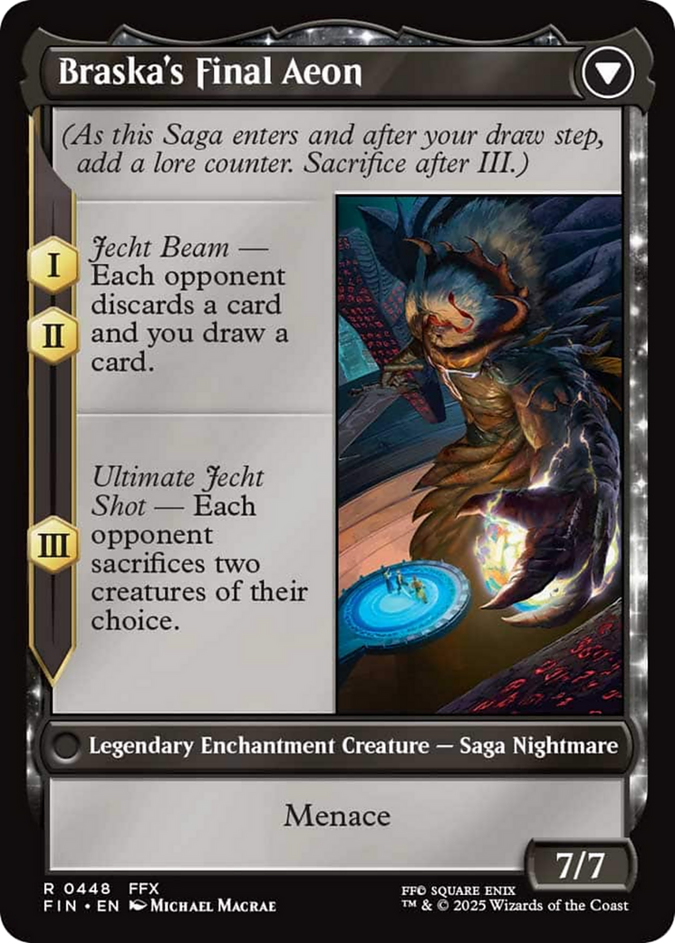 Jecht, Reluctant Guardian // Braska's Final Aeon - reverse side