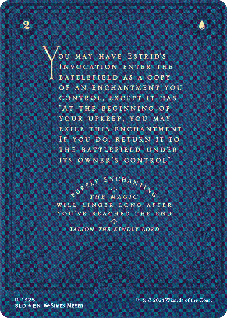 Estrid's Invocation // Estrid's Invocation - reverse side