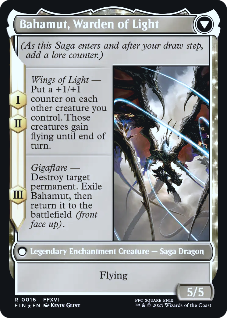 Dion, Bahamut's Dominant // Bahamut, Warden of Light (back)