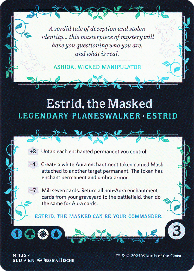 Estrid, the Masked // Estrid, the Masked - reverse side