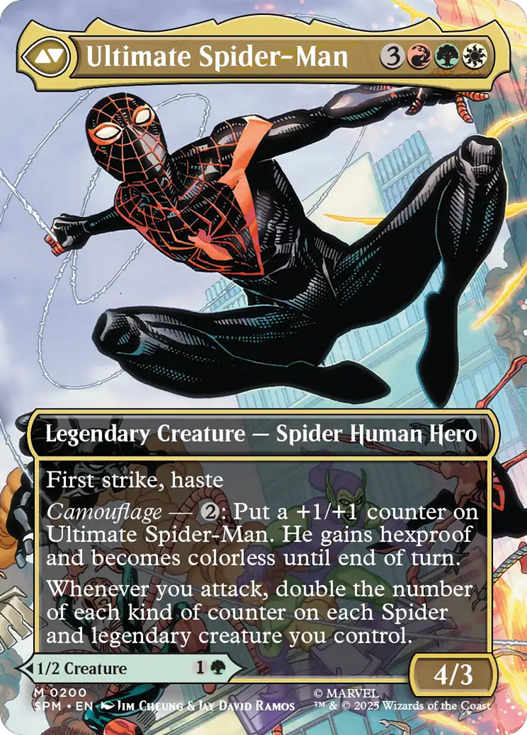 Miles Morales // Ultimate Spider-Man (back)
