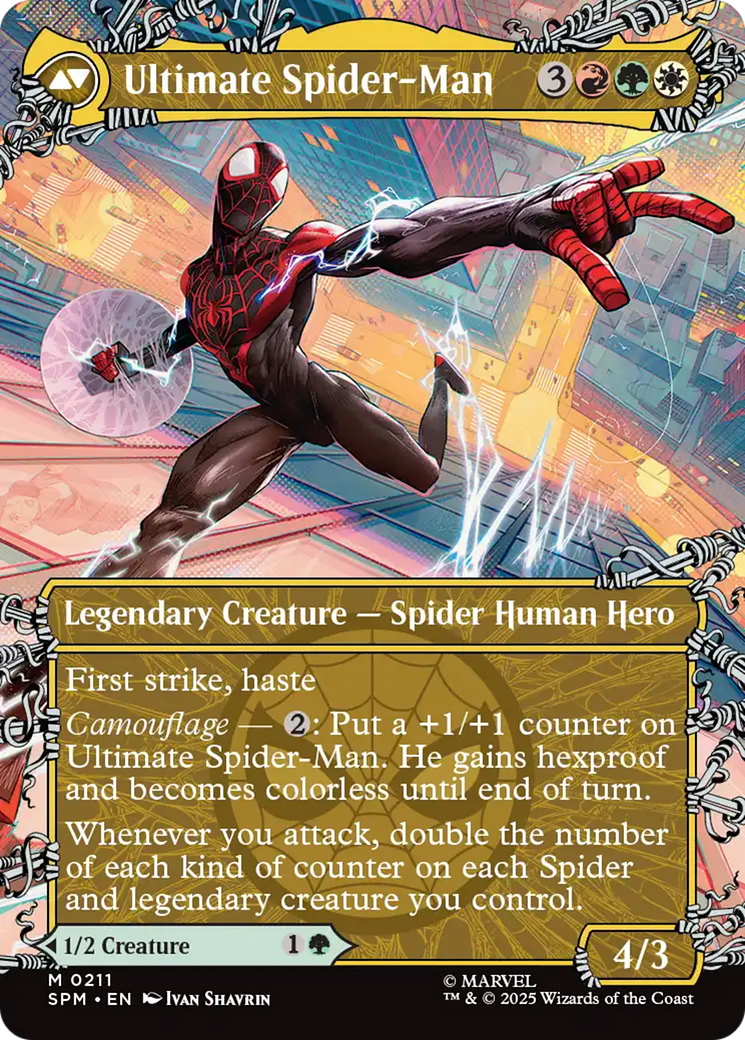 Miles Morales // Ultimate Spider-Man (back)