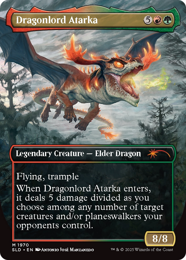 Dragonlord Atarka // Dragonlord Atarka - reverse side