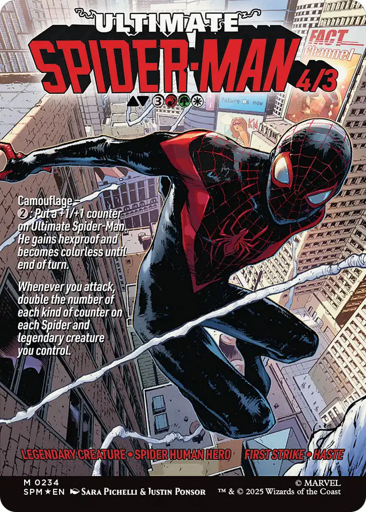 Miles Morales // Ultimate Spider-Man (back)