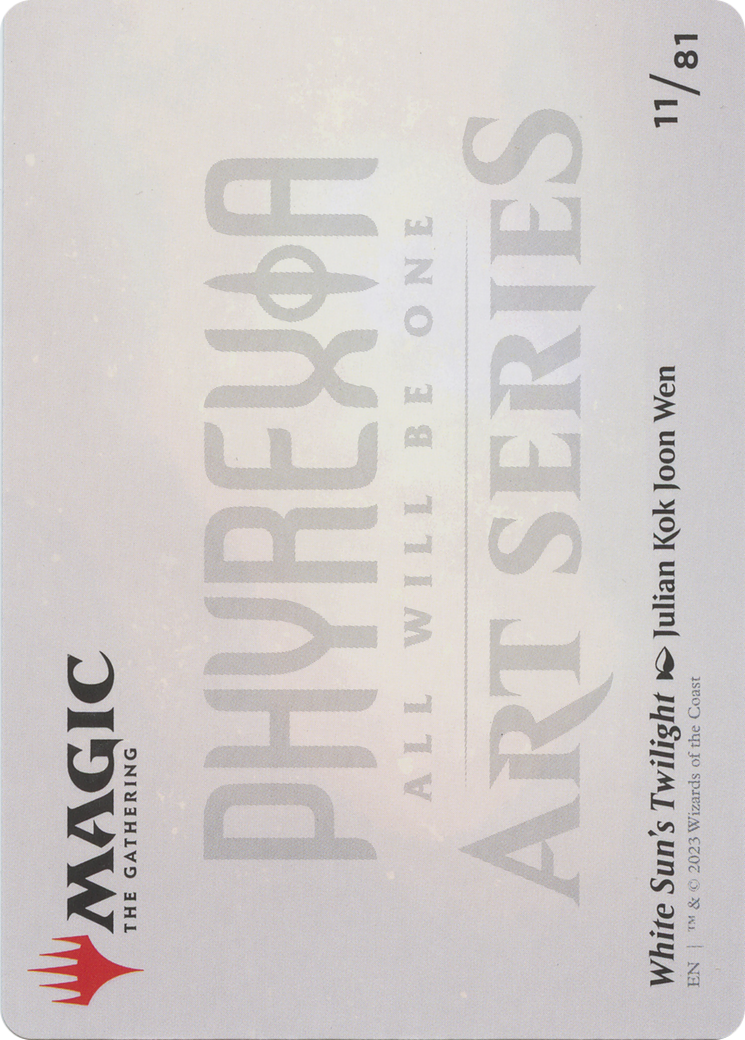 White Sun's Twilight // White Sun's Twilight - reverse side