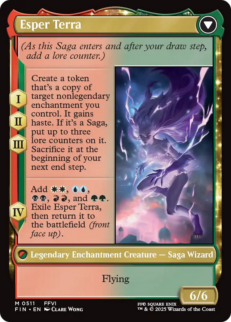 Terra, Magical Adept // Esper Terra - reverse side