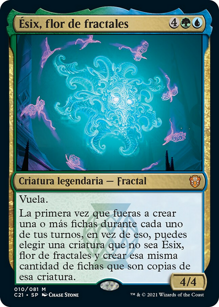 Ésix, flor de fractales (Esix, Fractal Bloom) · Commander 2021 (C21) #10 ·  Scryfall Magic: The Gathering Search