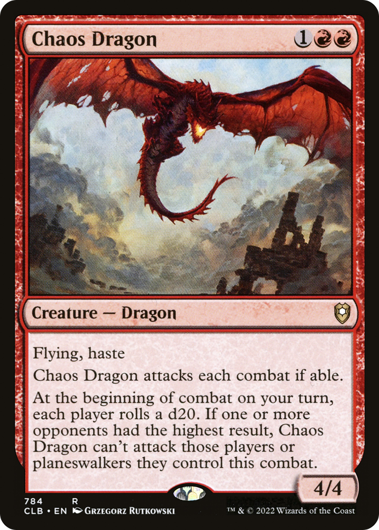 Fysik Anoi to uger Chaos Dragon · Commander Legends: Battle for Baldur's Gate (CLB) #784 ·  Scryfall Magic: The Gathering Search