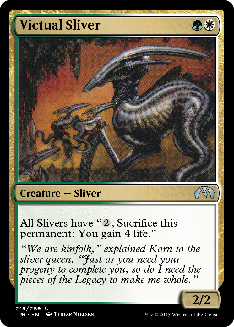 Victual Sliver · Tempest Remastered Tpr 215 · Scryfall Magic The Gathering Search