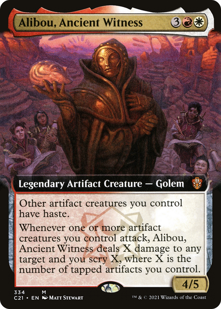 Alibou, Ancient Witness · Commander 2021 (C21) #334 · Scryfall