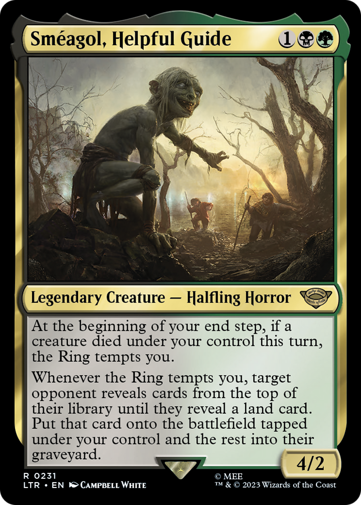 Gollum, Scheming Guide · The Lord of the Rings: Tales of Middle-earth (LTR)  #292 · Scryfall Magic The Gathering Search