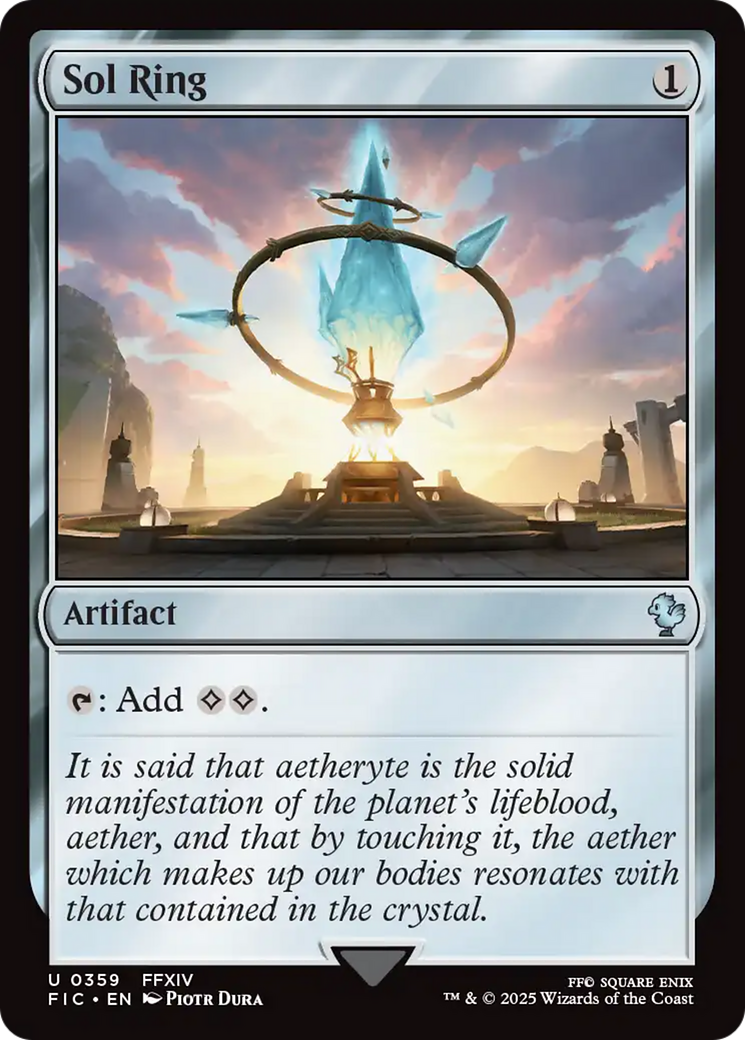 Sol Ring - Final Fantasy Commander - MTG Print