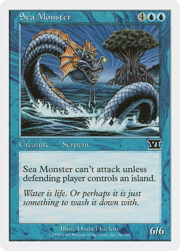 Sea Monster · Classic Sixth Edition (6ED) #96 · Scryfall Magic: The  Gathering Search