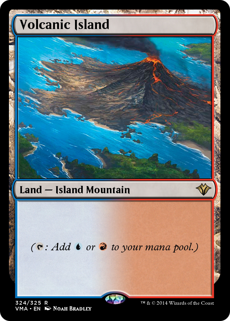 MTG Volcanic Island リバイズド 英語 - マジック：ザ・ギャザリング