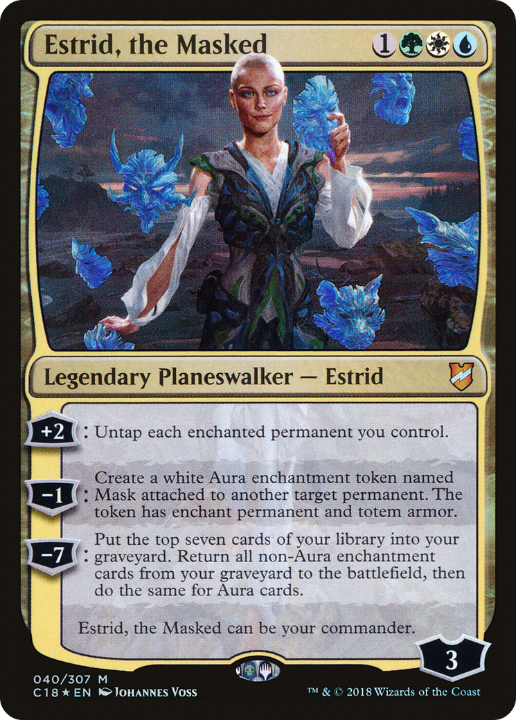 masser Rationel hardware Estrid, the Masked · Commander 2018 (C18) #40 · Scryfall Magic: The  Gathering Search