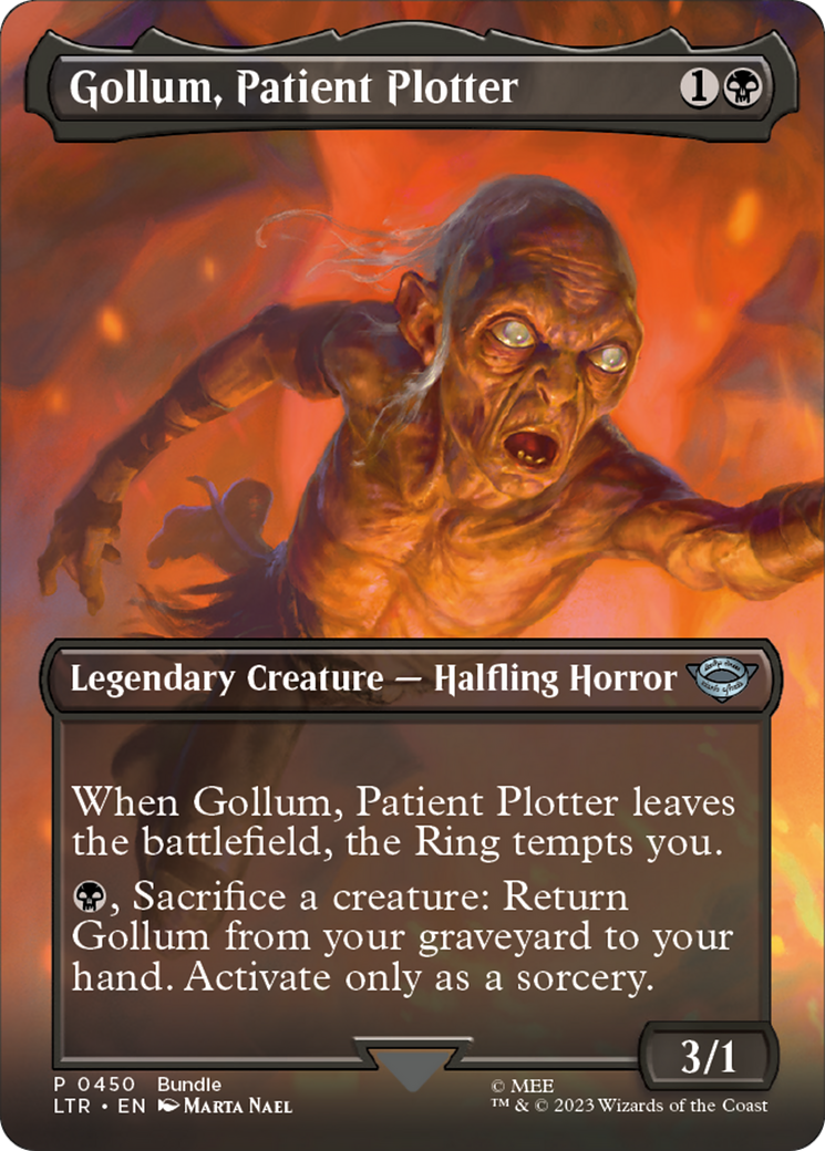 MTG Gollum, Obsessed Stalker Tales of Middle-earth Commander 0026 Pack Fresh