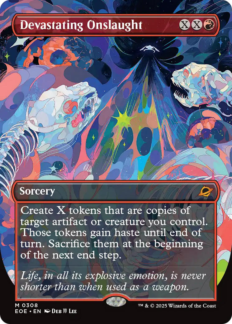 Devastating Onslaught · Edge of Eternities (EOE) #308