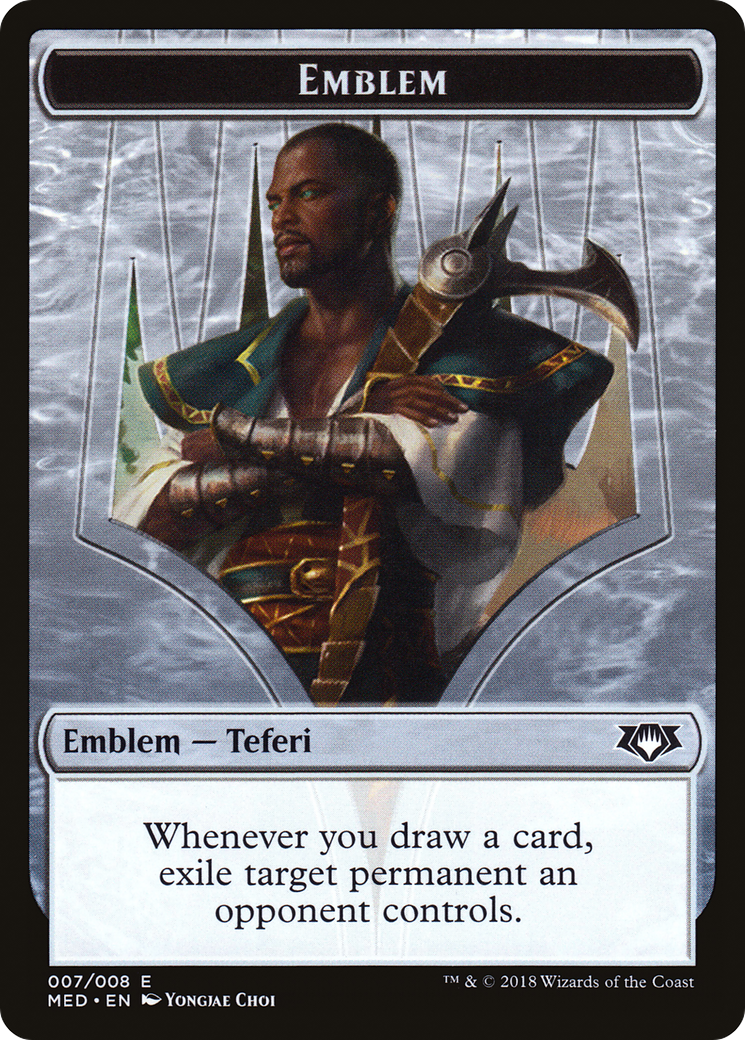 Teferi Hero Of Dominaria Emblem Mythic Edition Tokens Tmed G7 Scryfall Magic The Gathering Search