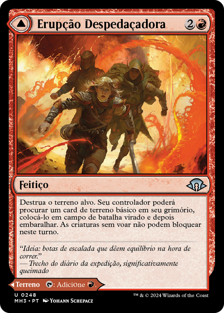 Sundering Eruption // Volcanic Fissure - Modern Horizons 3 - MTG Print