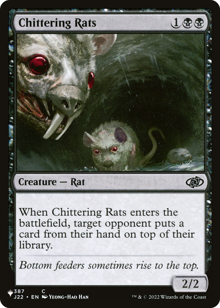 Chittering Rats from The List painted by Yeong-Hao Han