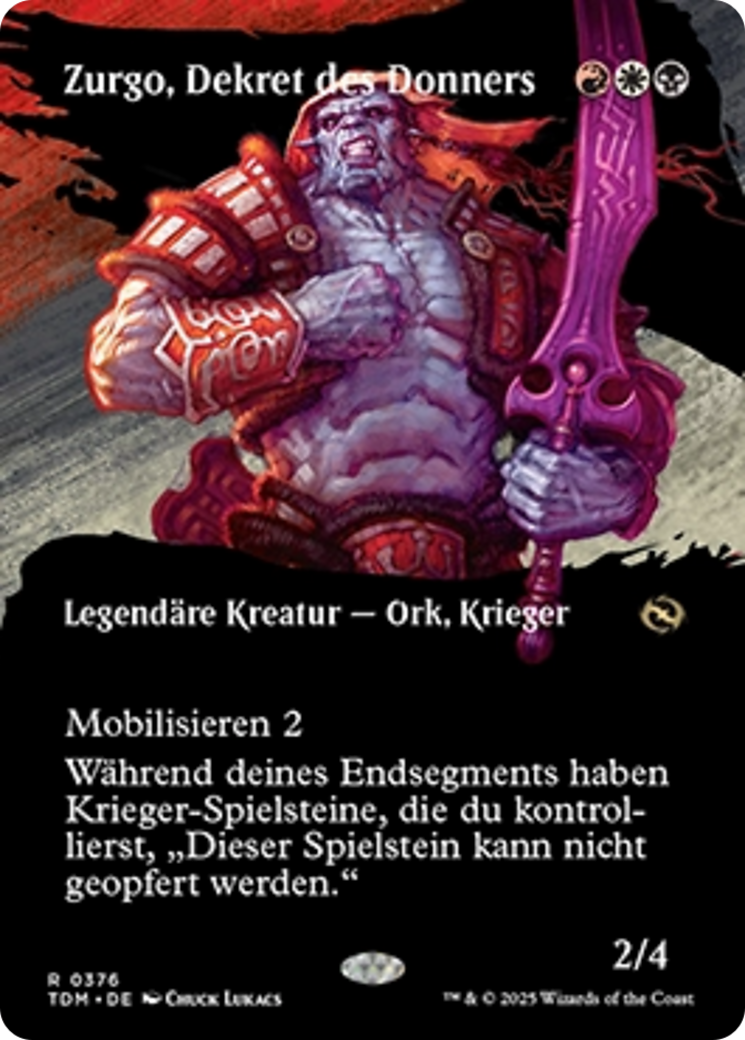 Der Sturz des Mächtigen Leidenschaftlicher Schutz (Fierce Guardianship) · Commander