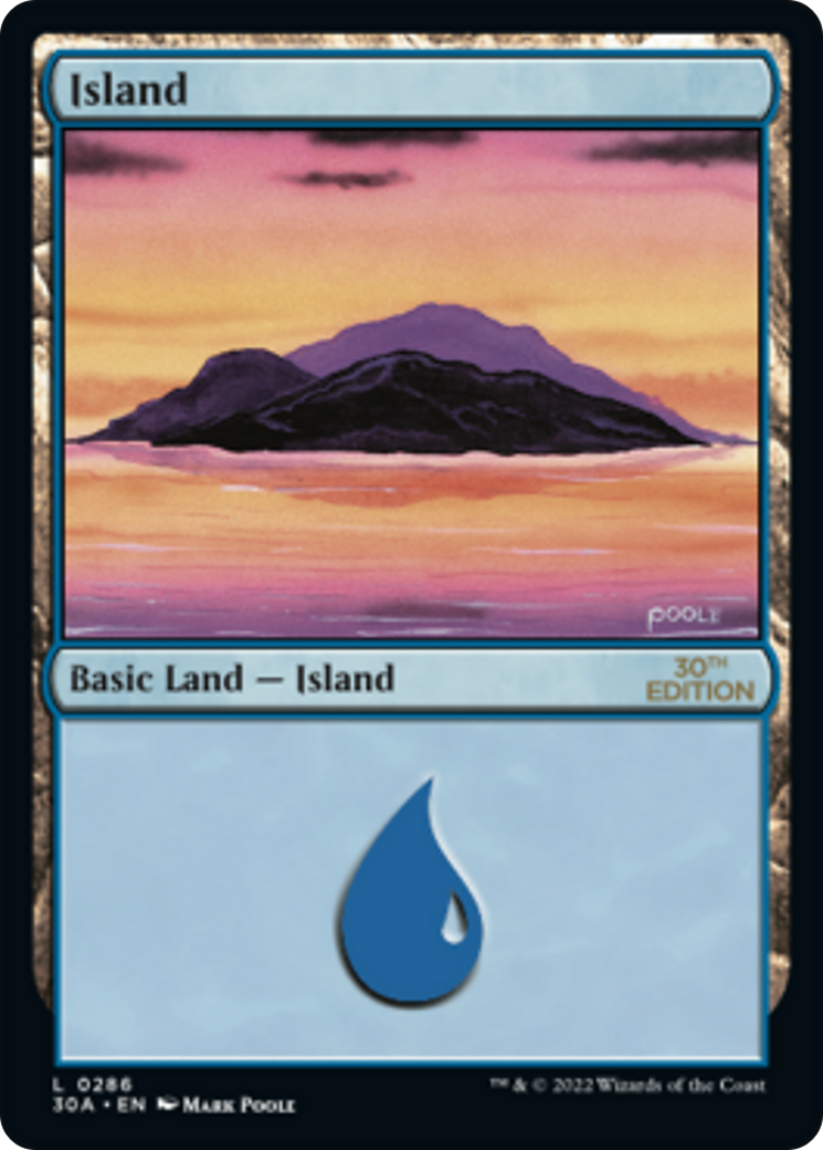 Island · 30th Anniversary Edition (30A) #286 · Scryfall Magic The