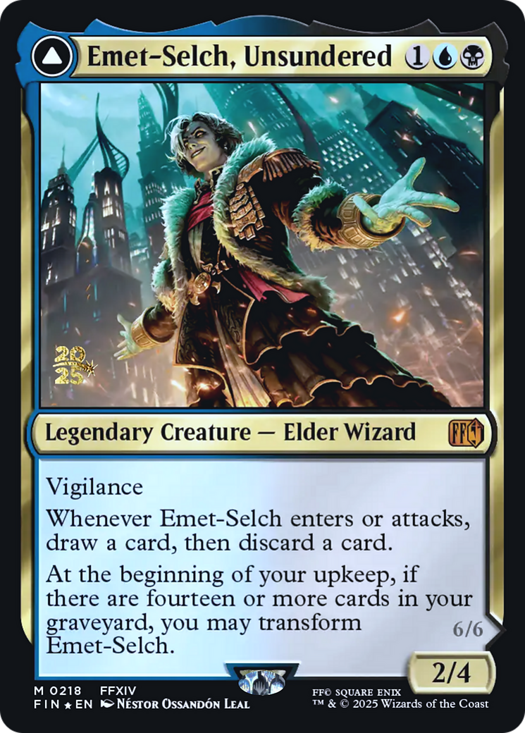 Emet-Selch, Unsundered // Hades, Sorcerer of Eld (front)