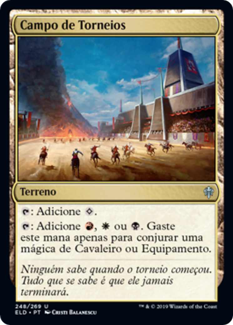 Campo de Torneios (Tournament Grounds) · Throne of Eldraine (ELD) #248 ·  Scryfall Magic The Gathering Search