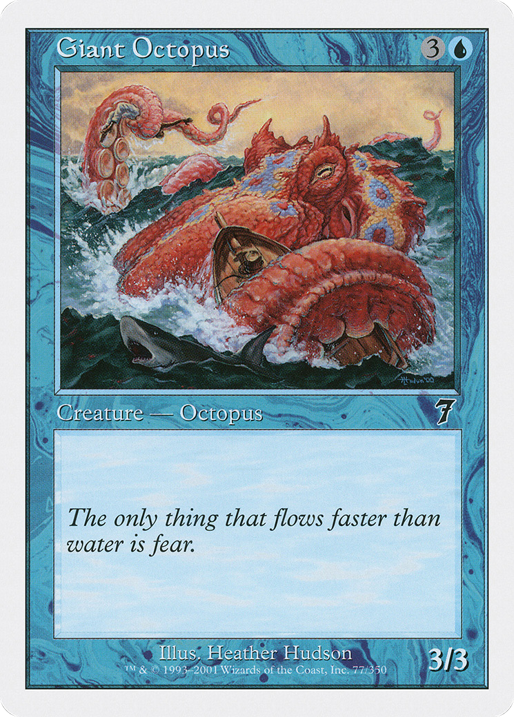 Magic the Gathering giant Octopus. Октопус карта. Octopus Card. Magic the Gathering Octopus.