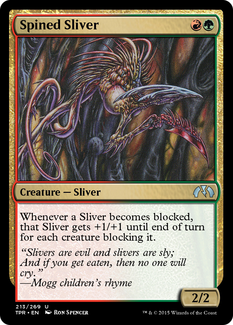 Spined Sliver · Tempest Remastered Tpr 213 · Scryfall Magic The Gathering Search