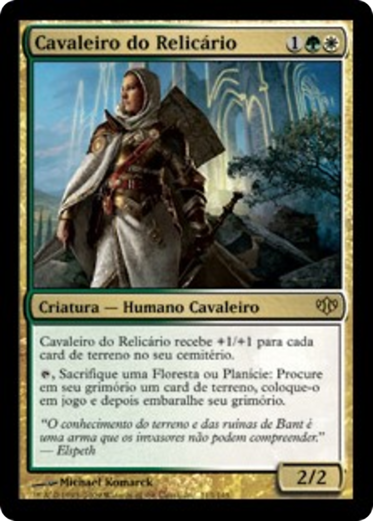 Cavaleiro do Relicário (Knight of the Reliquary) · Conflux (CON) #113 ·  Scryfall Magic The Gathering Search