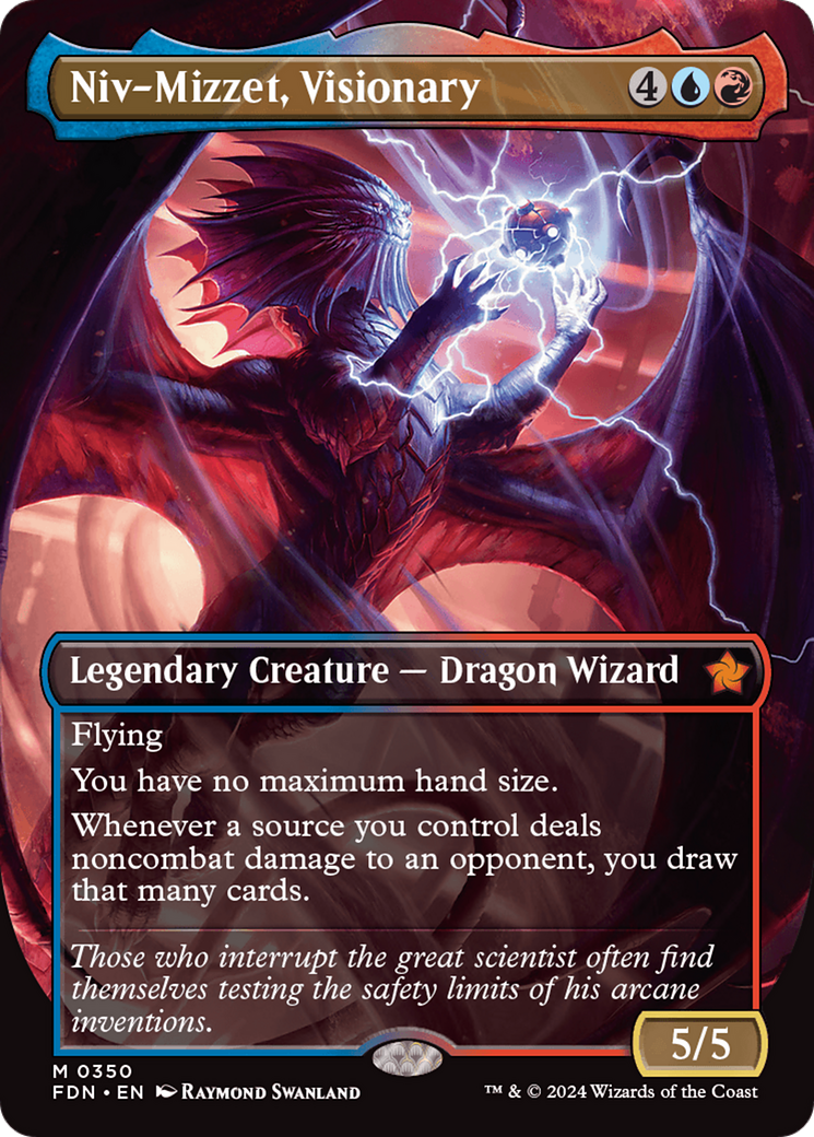 Niv-Mizzet, Visionary · Foundations (FDN) #350 · Scryfall Niv-Mizzet, Visionary · Foundations (FDN) #350 · Scryfall