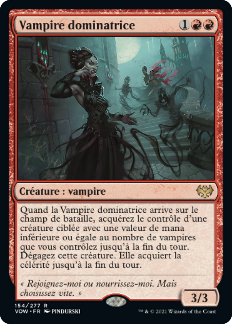 Vampire dominatrice (Dominating Vampire) · Innistrad: Crimson Vow (VOW)  #154 · Scryfall Magic The Gathering Search