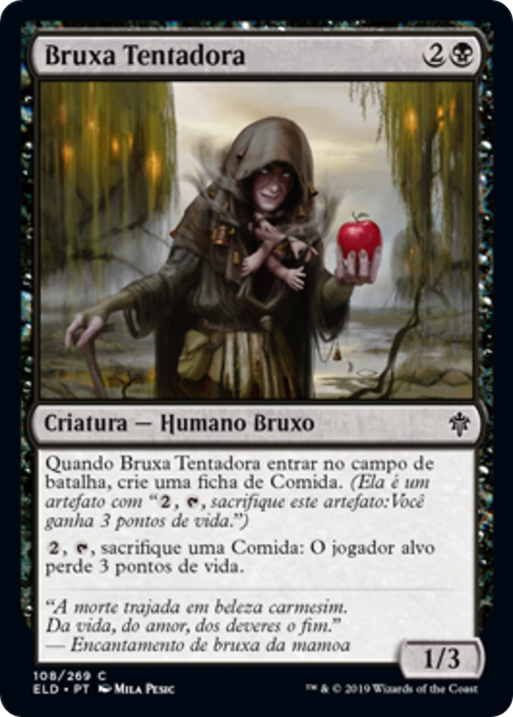 Bruxa Tentadora (Tempting Witch) · Throne of Eldraine (ELD) #108 · Scryfall  Magic The Gathering Search