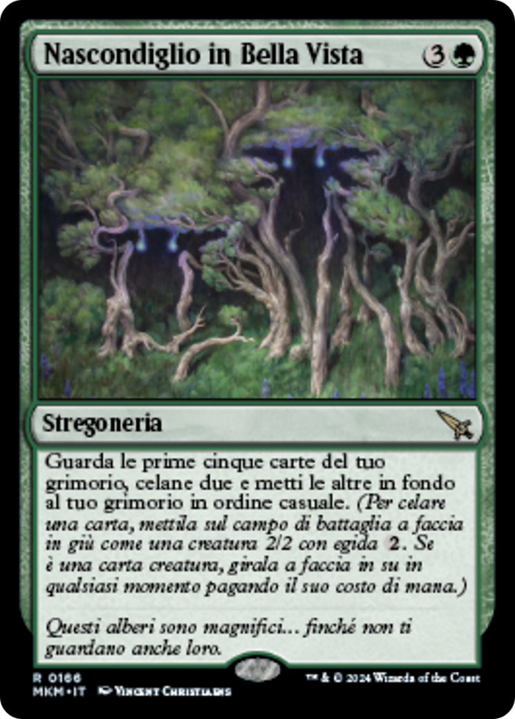 Nascondiglio in Bella Vista (Hide in Plain Sight) · Murders at Karlov Manor  (MKM) #166 · Scryfall Magic The Gathering Search