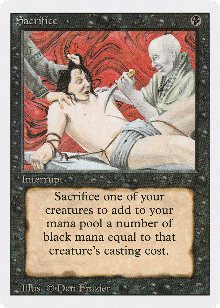 Sacrifice · Revised Edition (3ED) #126 · Scryfall Magic The Gathering Search