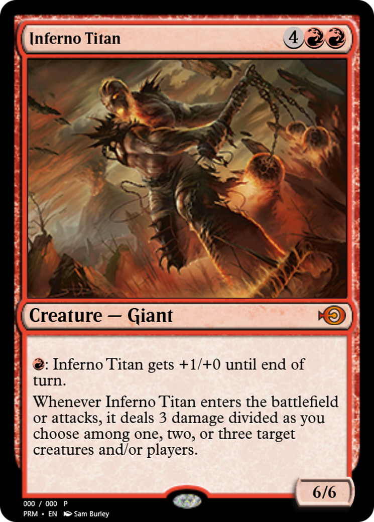 Blundering Giants Deck - Inferno Titan - Magma - MTG Magic Gathering 60  cards