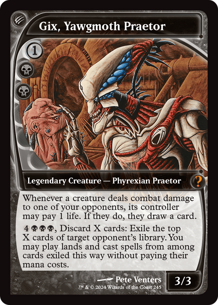 Gix, Yawgmoth Praetor · Mystery Booster 2 (MB2) #245 · Scryfall Magic The  Gathering Search