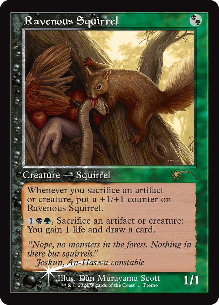 Ravenous Squirrel · Wizards Play Network 2024 (PW24) #15 · Scryfall ...