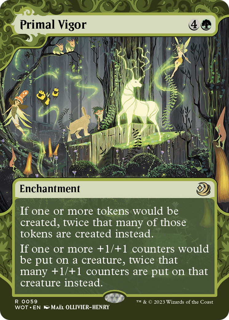 Primal Vigor · Wilds of Eldraine: Enchanting Tales (WOT) #59 · Scryfall  Magic The Gathering Search