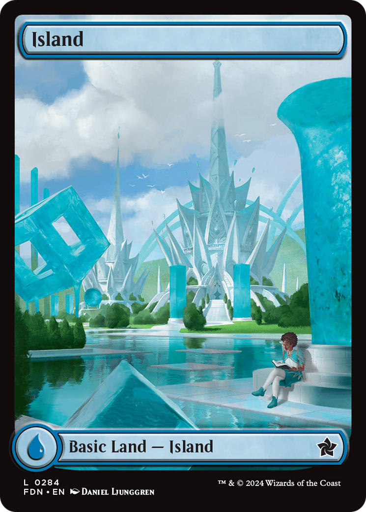 経典ブランド Island · Foundations (FDN) #284 · Scryfall Magic The マジック：ザ・ギャザリング