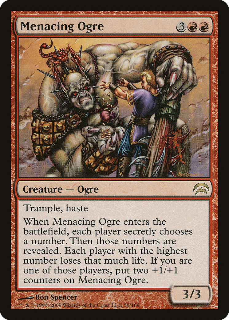 Menacing Ogre · Planechase (HOP) #59 · Scryfall Magic The Gathering Search