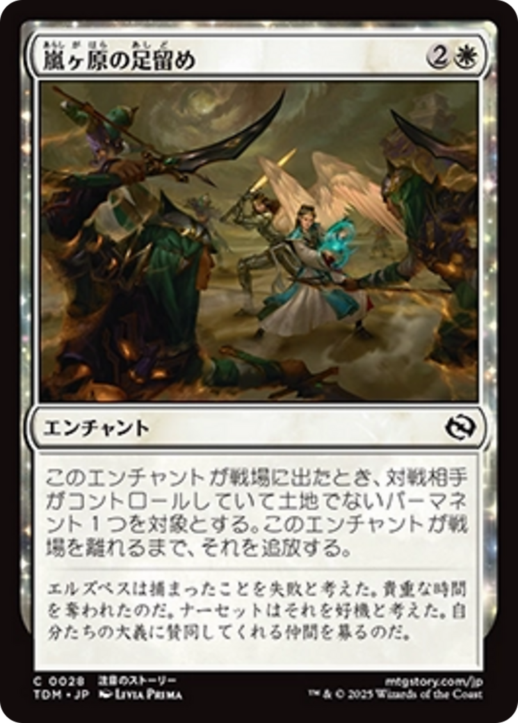 嵐ヶ原の足留め (Stormplain Detainment) · Tarkir: Dragonstorm