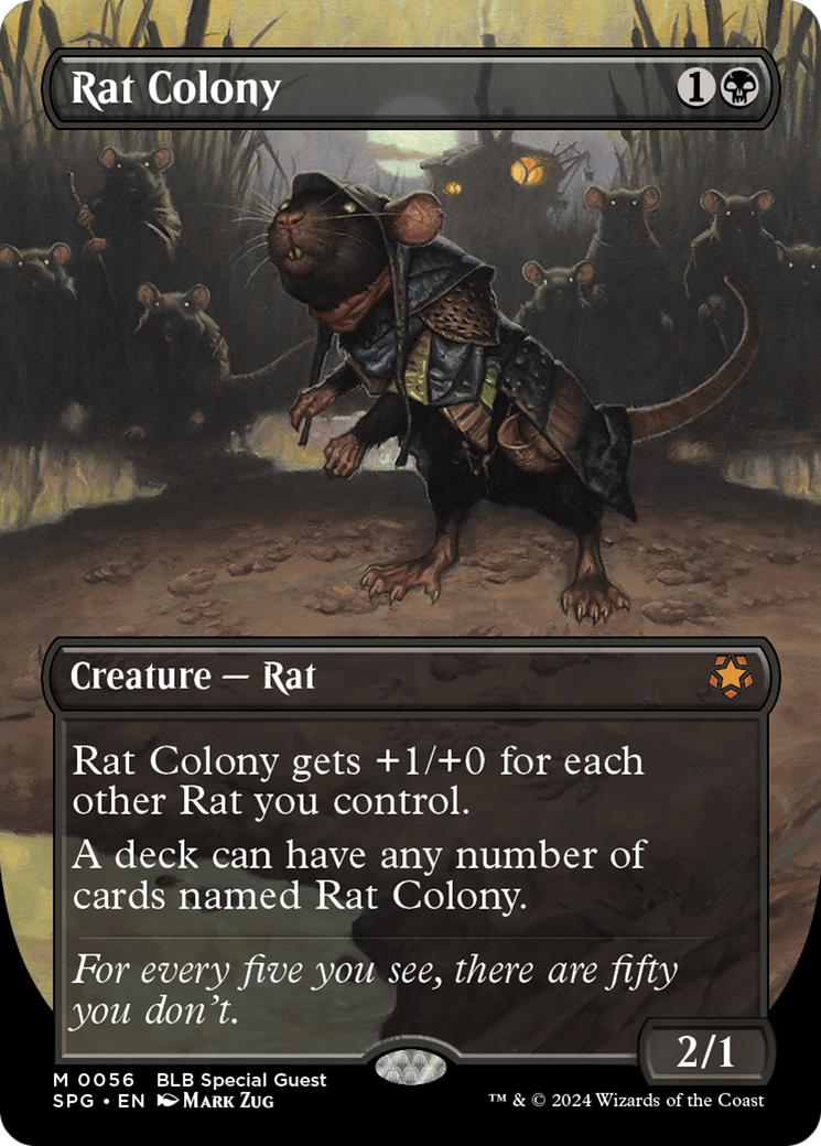 Rat Colony - Mark Zug (2024) For every five you see, there are fifty you don't.