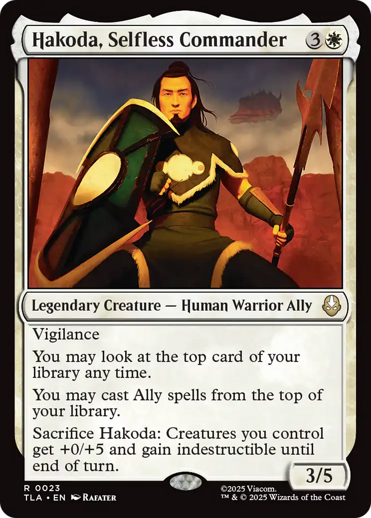 Hakoda, Selfless Commander