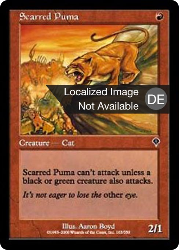 Vernarbter Puma (Scarred Puma) · Invasion (INV) #163 · Scryfall