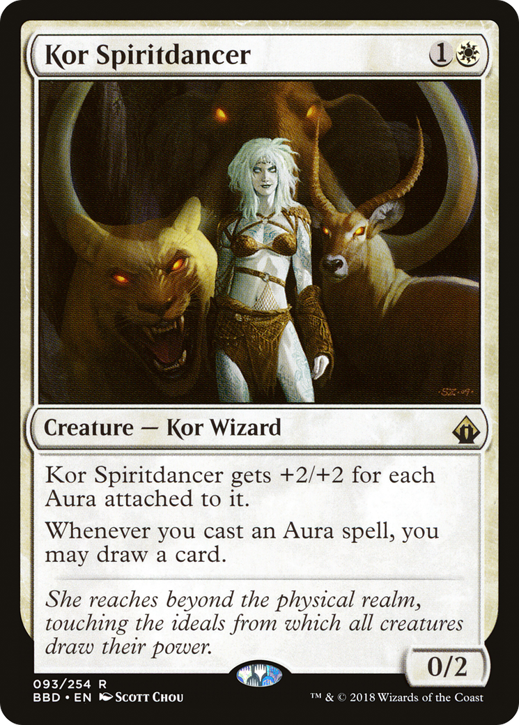 Am I crazy or is the card art on this WoE role token aura card