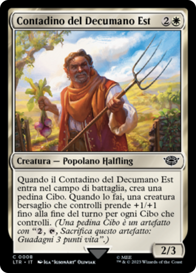 Contadino del Decumano Est (Eastfarthing Farmer) · The Lord of the Rings:  Tales of Middle-earth (LTR) #8 · Scryfall Magic The Gathering Search