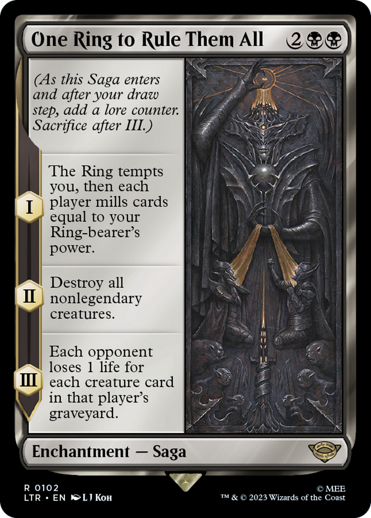 uitzending Mondwater tong One Ring to Rule Them All · The Lord of the Rings: Tales of Middle-earth  (LTR) #102 · Scryfall Magic: The Gathering Search